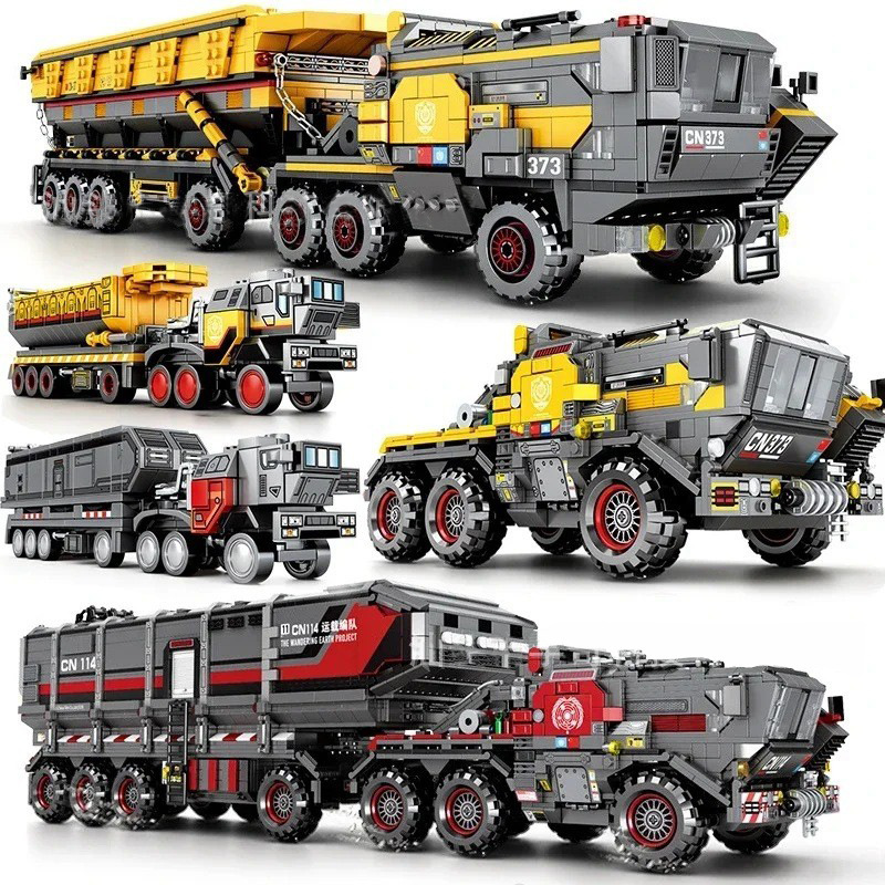 Senbao Building Blocks Wandering Earth Officially Licensed Transport Vehicle Building Blocks Assembly Wholesale Toy Boys' Birthday Gift