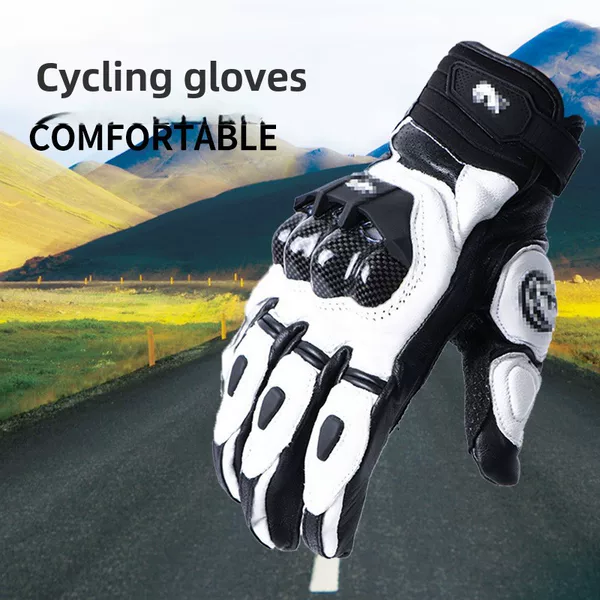 Full finger motorcycle riding gloves off-road sheepskin motorcycle gloves outdoor sports riding equipment motorcycle gloves