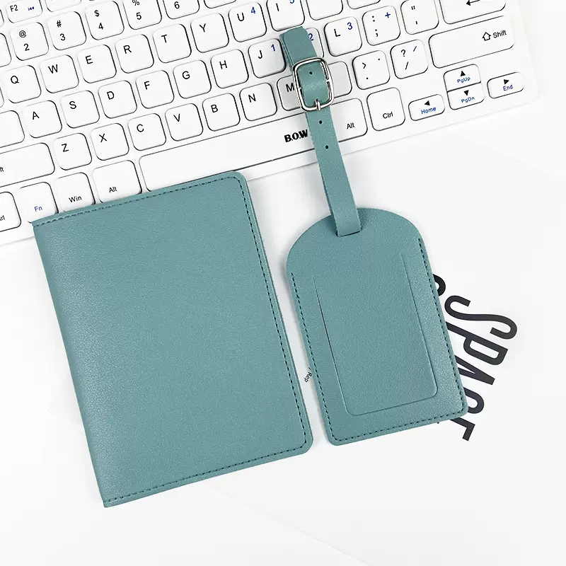 pu皮革passport cover luggage tag护照夹护照包行李牌套装定做