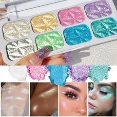 Amazon 8-color Macaron Chameleon High-Gloss Polarized Colorful Accents Stage Makeup Pearlescent Multiple Colors