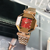 Square watch, fashionable trend sophisticated steel belt, women's watch, simple and elegant design, wholesale