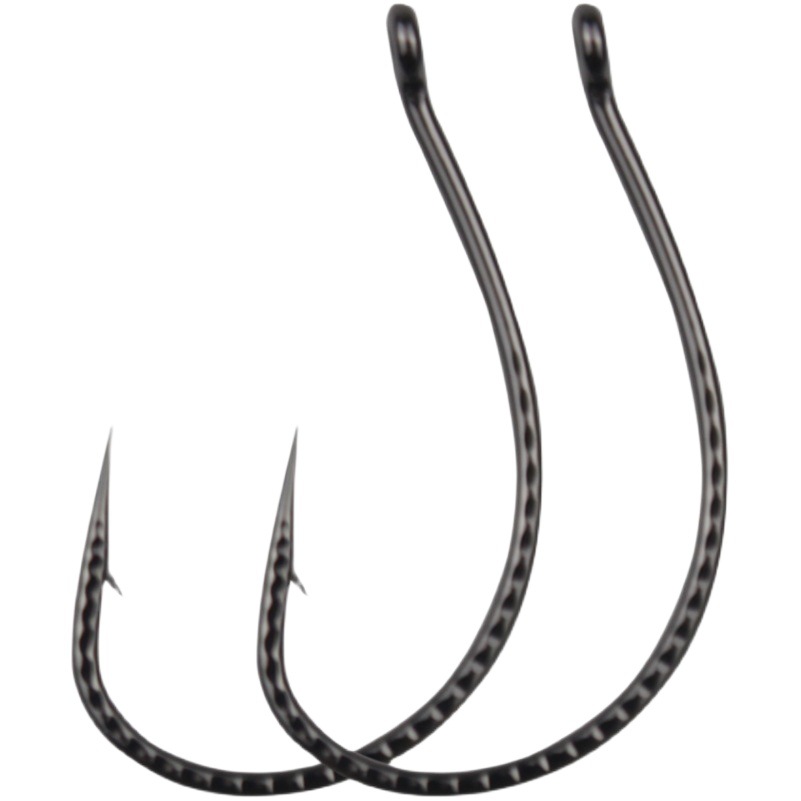Longlin Enhanced 8003 Hook Luya Single Hook Wacky Fishing Group Soft Insect Hook Mandarin Fish Perch Cushion Inverted Hook