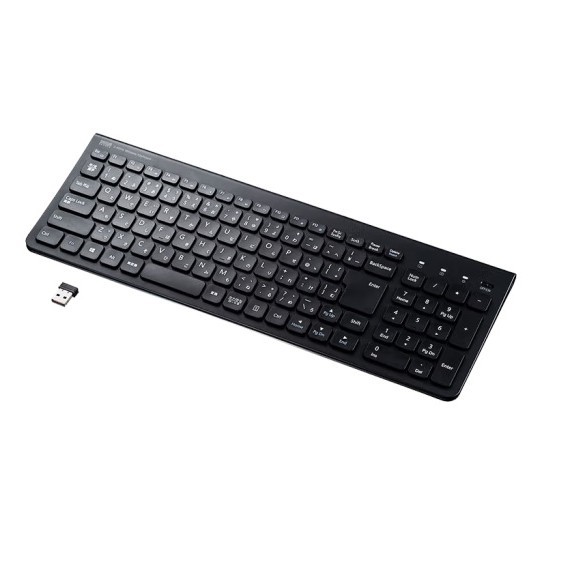 山业SANWA SUPPLY日语键盘无线键盘充电款电脑无线键盘SKB-WL31BK