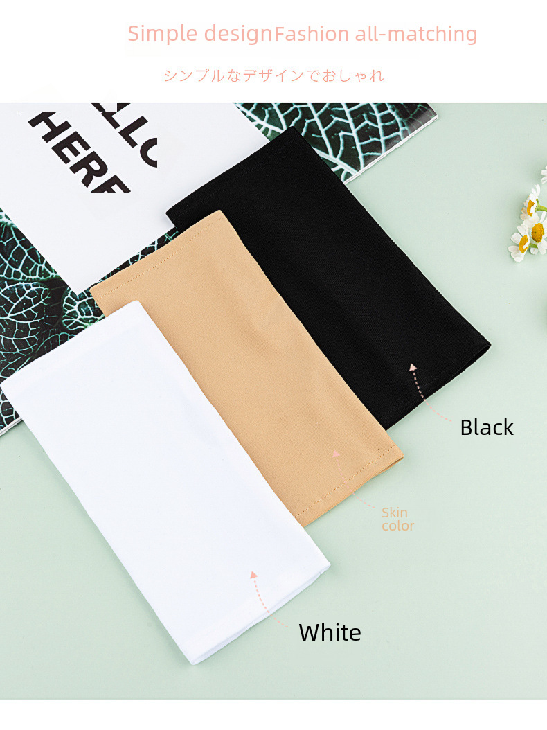 Summer Ice-cool Long Half-finger Sunscreen Sleeves Women's Ultraviolet Arm Protective Arm Sleeves  Sleeves Thin Riding Gloves_voghion.com