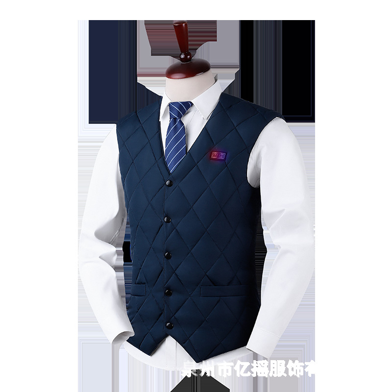 Chaleco caliente transfronterizo zona 16 Chaleco de calefacción inteligente control Dual hombres y mujeres invierno temperatura constante USB Chaleco de calefacción eléctrica