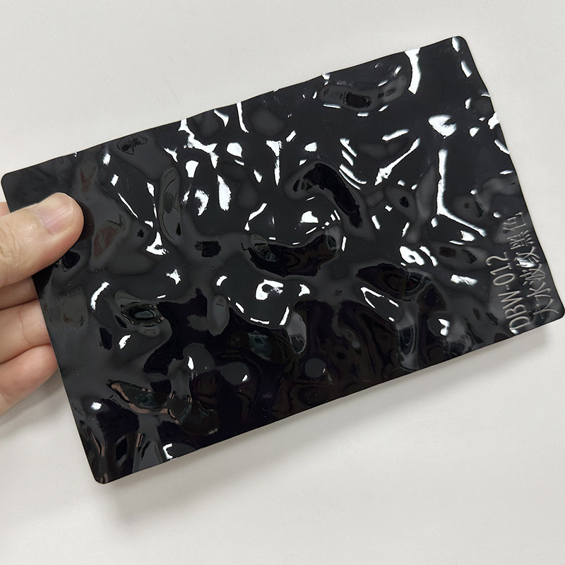 Autoadhesivo Black Big Water Ripple