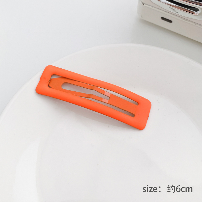 Tablero de Damas blanco y negro Plaid horquilla hembra ins Corea del Sur clip de pico de pato Mori clip sin costuras flequillo lateral clip accesorios para el cabello