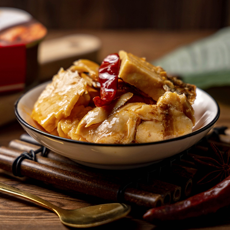 Canned Tuna for Sushi - Ready-to-Eat, Live Stream Delivery, Commercial Whole Carton Spicy Dalian Tuna Cans