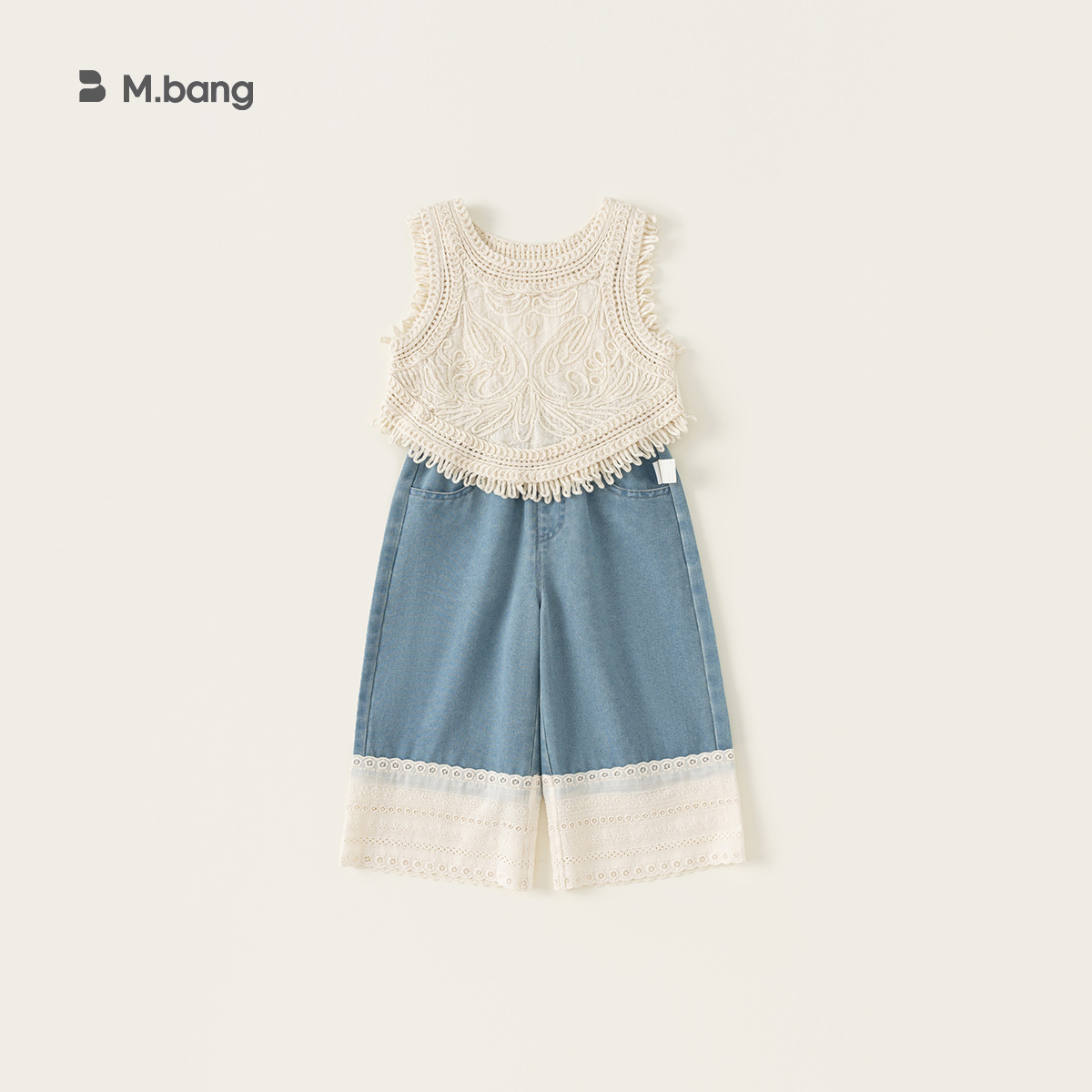 Youbao ropa para niños estilo coreano vacaciones verano niñas chaleco sin mangas chaleco de punto para niños chaqueta hueca ropa exterior delgada