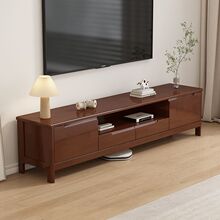 实木电视柜茶几组合简约家用客厅小型多尺寸储物柜地柜影视柜直销