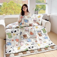 两用抱枕被子沙发汽车载办公室午睡枕头靠枕垫子折叠空调被二合一