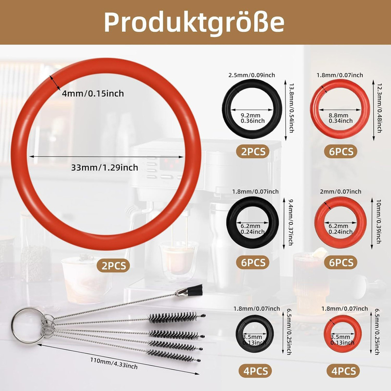 Saeco coffee machine extraction brewer water tank sealing ring is suitable for Gaggia sealing O-ring silicone Saeco coffee machine extraction brewer water tank sealing ring is suitable for Gaggia sealing O-ring silicone
