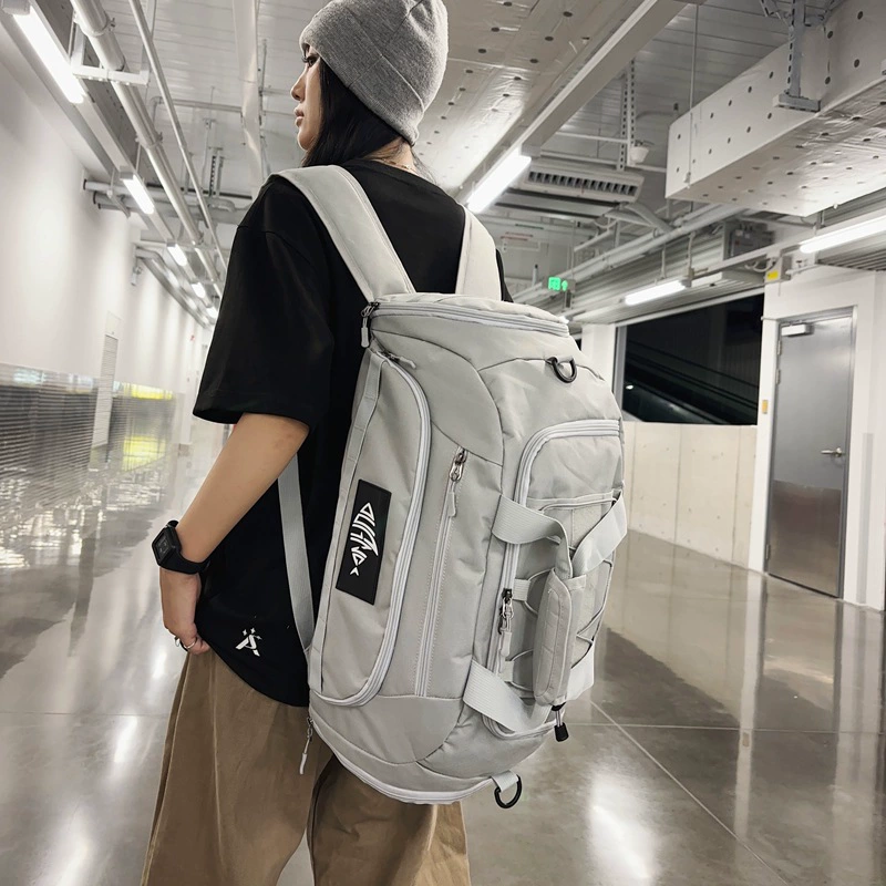 Capacious backpack for traveling, trend one-shoulder bag for training