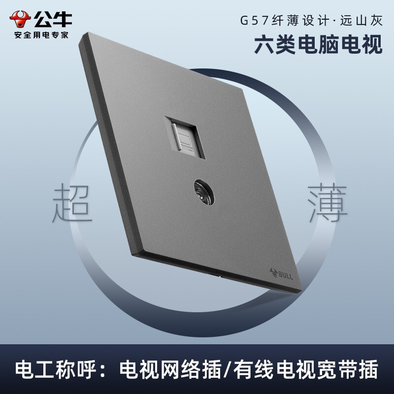 新製品 バタフライウイング 超薄型 ブルg57 ファーリンググレー スイッチコンセントパネル 卸売 壁面g56 隠蔽型USBコンセント|undefined