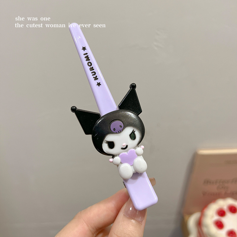 大号无痕发夹可爱卡通三利鸥发卡少女刘海夹鸭嘴夹侧边夹子发饰品|undefined