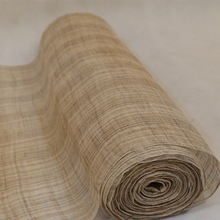 纯手工夏布 苎麻布 纯苎麻布料 漆艺胎麻布面料 隔断装饰