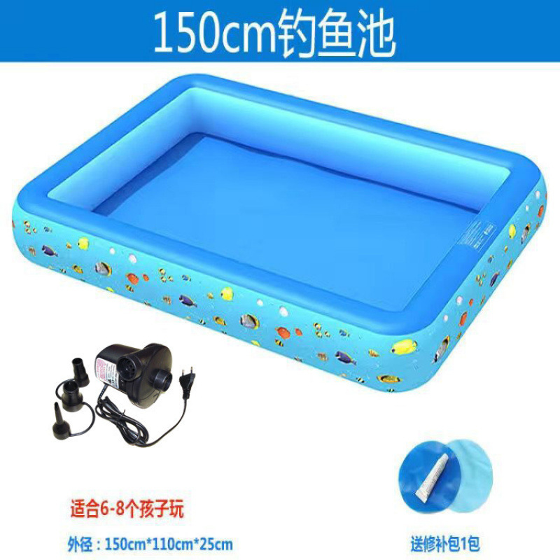 子供用釣り池磁気おもちゃセットスクエアパーク屋台釣り厚みのあるプールショッピングモールインフレータブル釣り|undefined