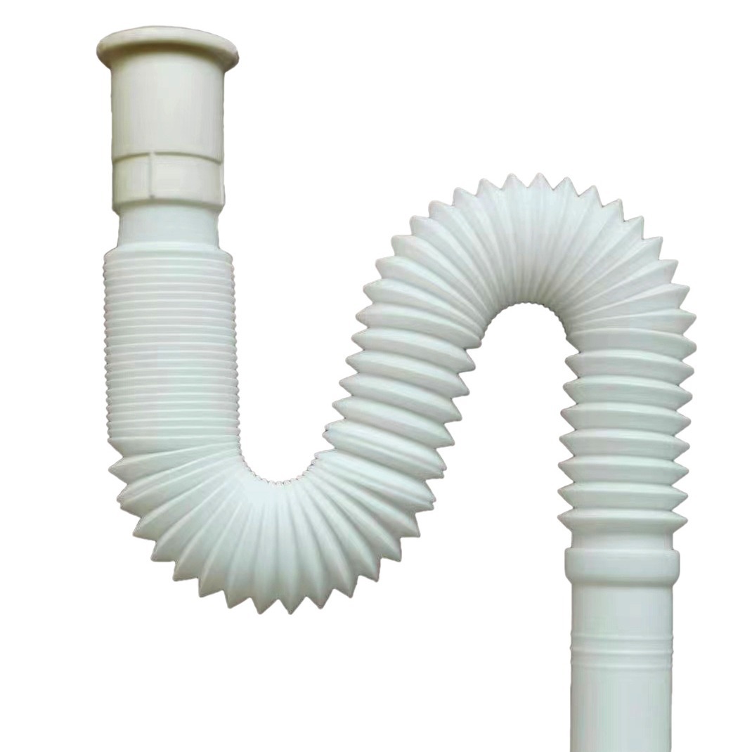 厂家直销洗手盆洗菜盆拖把池排水管，出水管延长管防臭配件塑料管