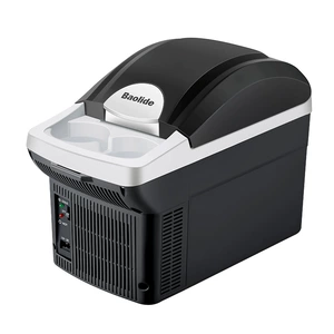 8L avtomobil soyuducusu, ev və avtomobil üçün, isti/soyuq qutu, mini soyuducu