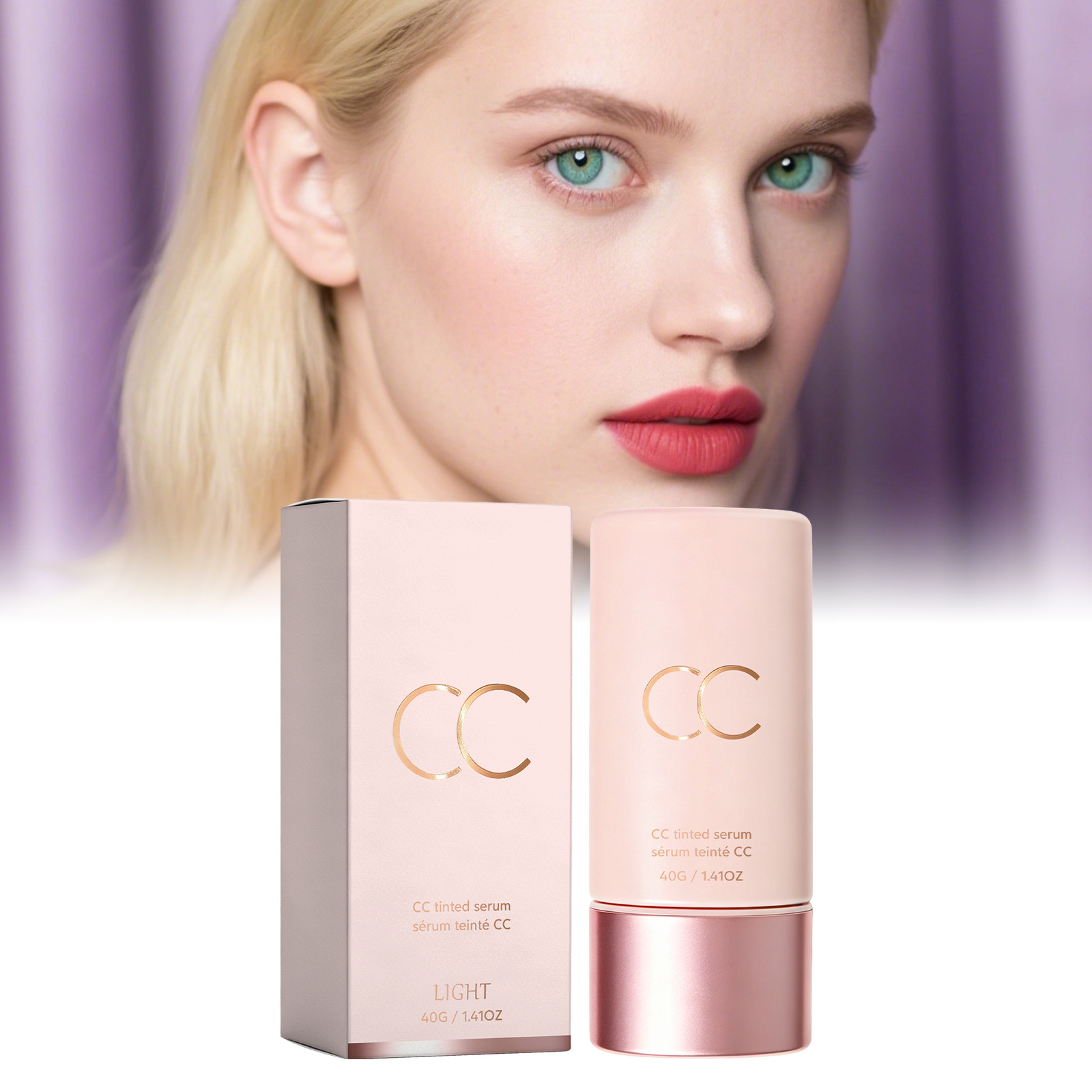 Cc Cream (Ivory White) - Soft and Moisturizing, Long-Lasting Concealer That Adheres Well Without Caking or Looking Fake White