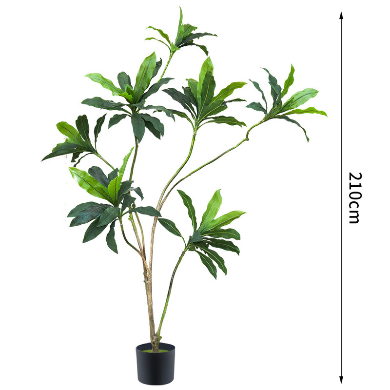 仿真绿植高端轻奢巴西木室内客厅装饰落地摆件仿生假植物盆栽造景|undefined