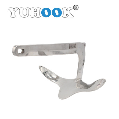 Пятно YUHOOK из нержавеющей стали 316, якорь Брюса, якорь для яхты, якорь для лодки, морское оборудование, якорь Брюса