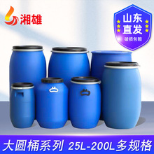 山东双环桶闭口桶双L环桶200L化工桶双耳环桶200升kg大容量塑料桶