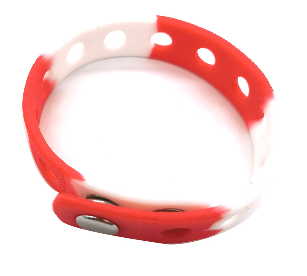 Muñeca de dibujos animados correa de muñeca de silicona con incrustaciones zapato accesorios de flores 21cm Pulsera de agujero de silicona para hombres y mujeres