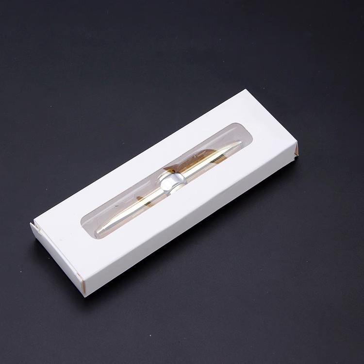 Internet celebrity luminous finger decompression pen with light wholesale gyro pen rotating metal fingertip gyro pen multifunctional ballpoint pen