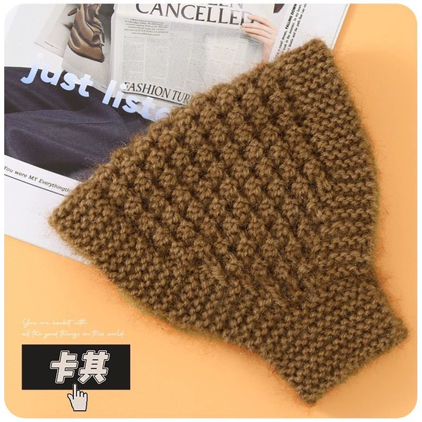 Squirrel Velvet Headband-Khaki