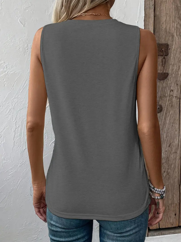 Women's Summer Vest Top Print Design Clothing For Ladies_ecoleips.com