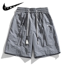 男裤2025夏季新款短裤男小众设计五分裤学生宽松休闲百搭透气中裤