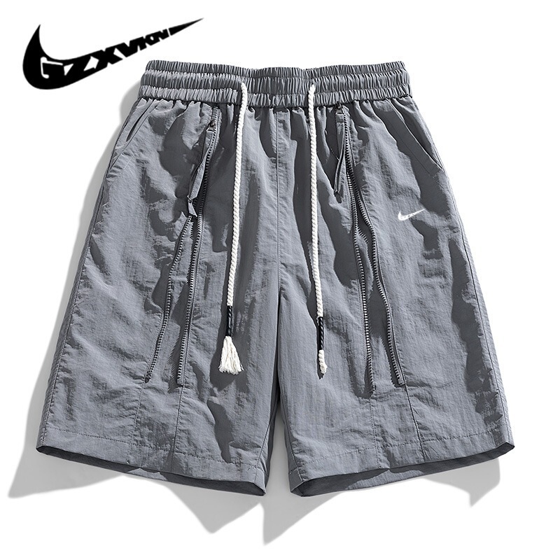 Men's Pants 2025 Summer New Style Shorts Men's Niche Design Five-Point Pants Student Loose Casual Versatile Breathable Mid-Length Pants