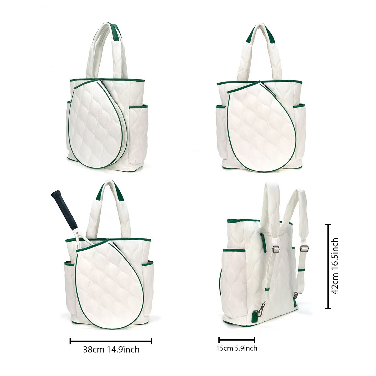 Designer gewatteerde crossbody tas met dons voor dames_voghion.com