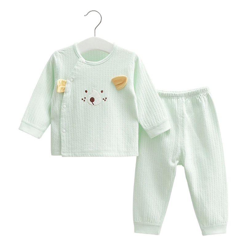 Ropa y pantalones de otoño para bebés, conjuntos separados de primavera y otoño para recién nacidos, conjunto de ropa interior de algodón fino para niñas y niños, ropa infantil, algodón puro.