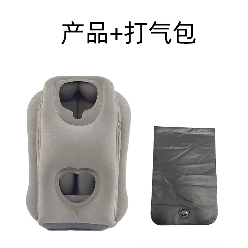 4세대 베개(회색+팽창가방+수납가방)