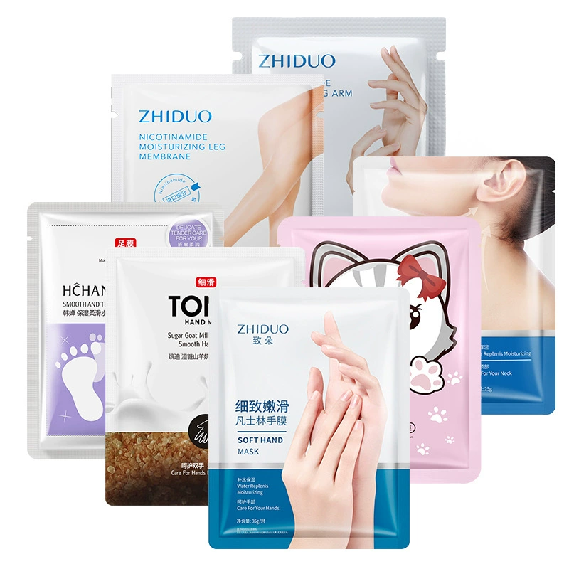 Zhiduo Vaseline Tender Neck Mask Sheet Pack Увлажняющая, увлажняющая, омолаживающая и уменьшающая линии шеи Маска для шеи Essence Patch