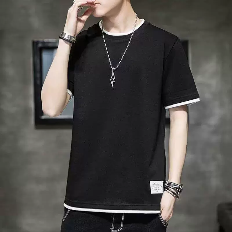 2024 Летняя мужская футболка с короткими рукавами в моде