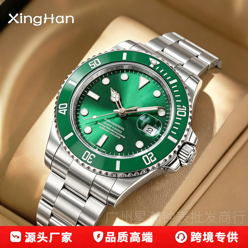 C Factory Submariner Series Green Water Ghost Watch Night Light Waterproof Fully Automatic Mechanical Steel Band Men's Watch Wholesale C Factory Submariner Series Green Water Ghost Watch Night Light Waterproof Fully Automatic Mechanical Steel Band Men's Watch Wholesale