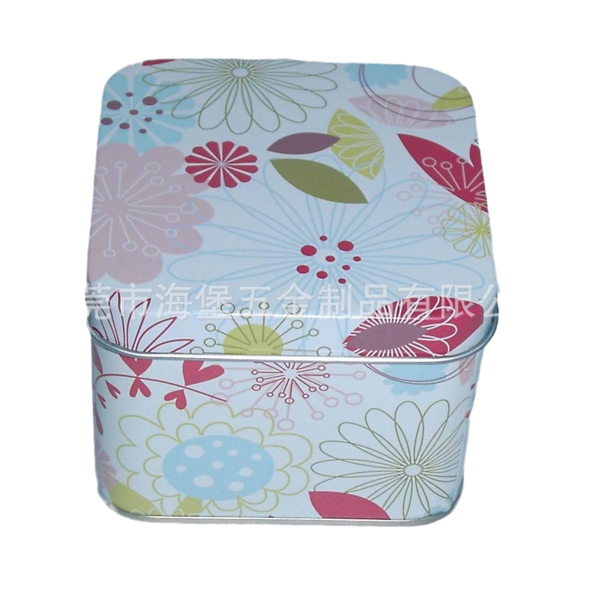 厂家直销正方马口铁盒; 密封茶叶铁罐; 糖果铁罐金属罐大容量