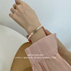 Brand agate fashionable crystal bracelet, bead bracelet from pearl, jewelry, Korean style, wholesale