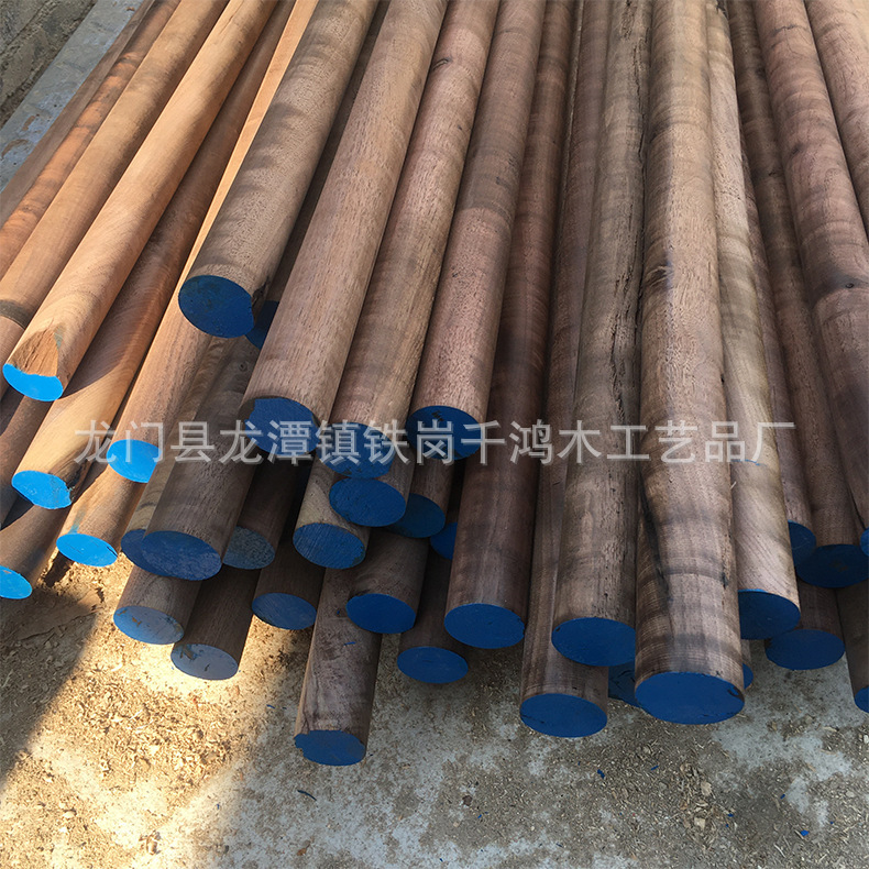 黒胡桃の丸い木の棒の小さい木の棒の部品の木の棒の置物の実木の丸い木の棒のdiyの建築の模型の材料|undefined