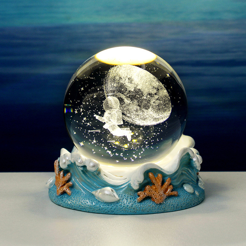 Cross-Border 3D Interior-Engraved Luminous Crystal Ball Night Light USB Ocean Base Gift Desktop Ornament Birthday Gift Cross-Border 3D Interior-Engraved Luminous Crystal Ball Night Light USB Ocean Base Gift Desktop Ornament Birthday Gift