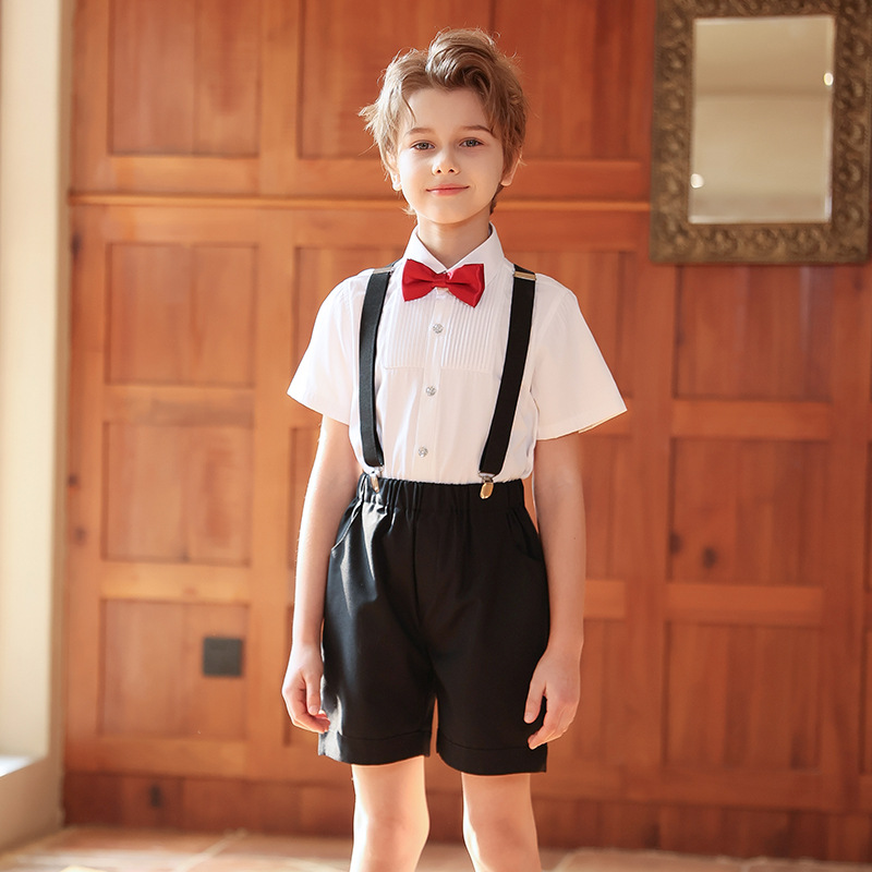 Trajes de coro para niños, trajes de actuación, vestidos de estilo británico para escuelas primarias y secundarias, trajes de actuación para niños y niñas, trajes de babero