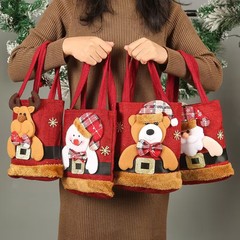 クリスマス装飾リンゴ袋子供プレゼント袋キャンディー袋平安夜束ポケット手提げ袋プレゼント袋卸売り