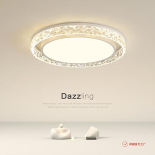 Master Bedroom Ceiling Lamp Scandinavian Led Round Lamp New Popular Accessible Luxury Stylish Restaurant Study Anti-Mosquito Lamp New