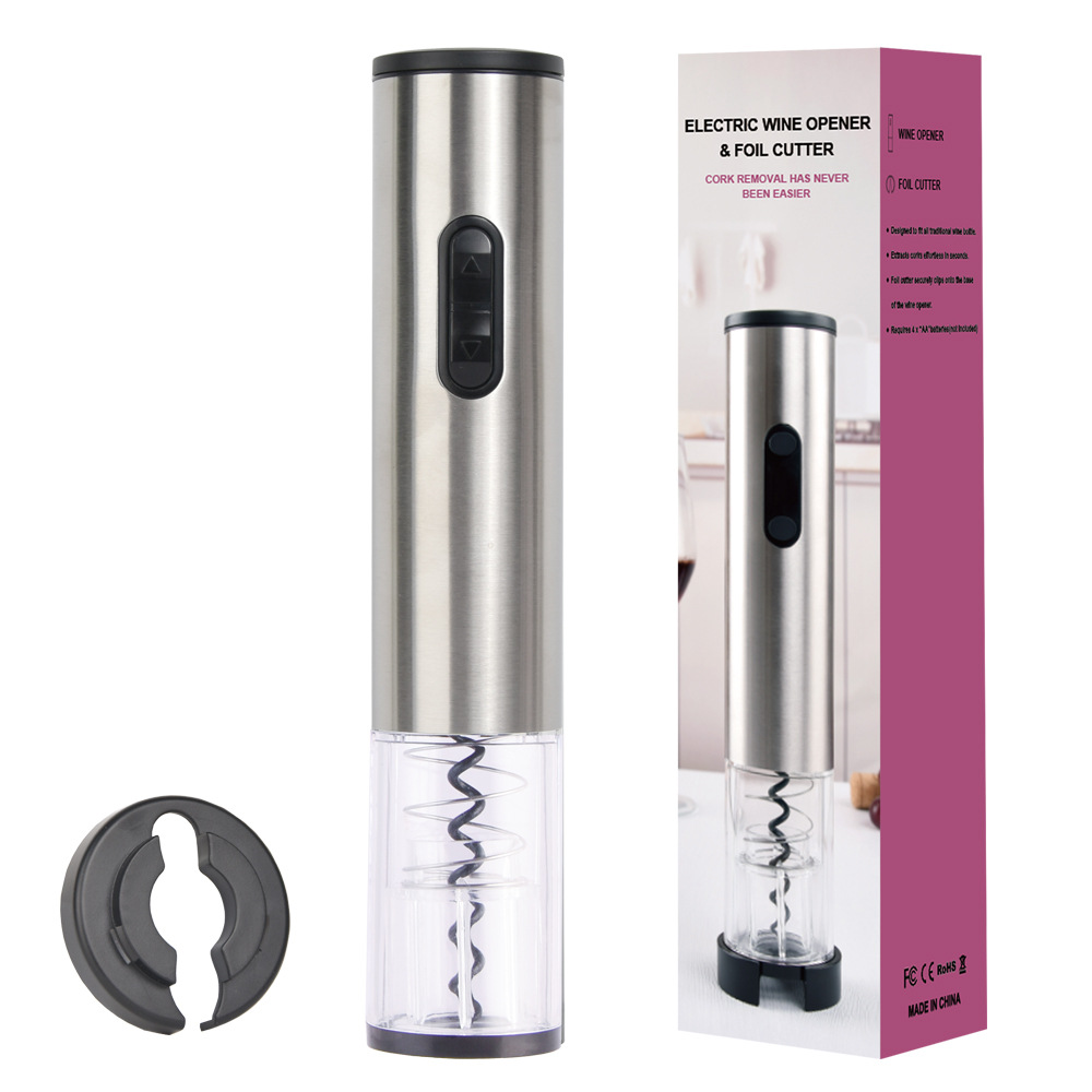 Juego de Sacacorchos Eléctrico para Vino de Plástico Automático y Portátil image 21