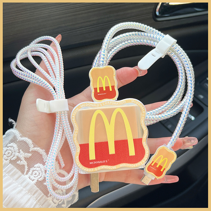 適用華為66/88w充電器保護カバーMate60Pro栄光90データケーブル咬線器保護カバー