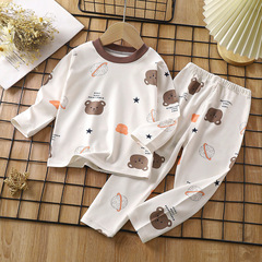 兒童內衣套裝德絨秋衣秋褲男女童保暖衣套裝中大童秋冬睡衣家居服