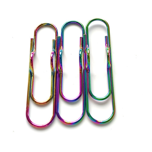 Metal colorful pen clip notebook accessories creative pen buckle wholesale accounting notebook pen buckle accessories manufacturer